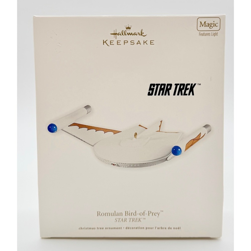 Hallmark‎ Keepsake 2011 Star Trek Romulan Bird-of-Prey Magic Light Ornament